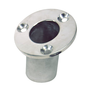 SeaDog Flush Mount Flagpole Socket  25  114 ID  316 Stainless Steel
