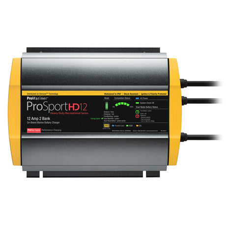 ProMariner ProSportHD 12 Gen 4  12 Amp  2 Bank Battery Charger