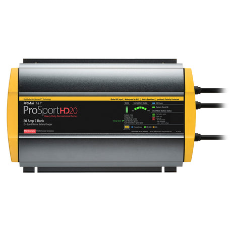 ProMariner ProSportHD 20 Global Gen 4  20 Amp  2 Bank Battery Charger