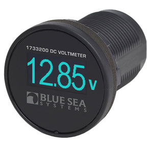 Blue Sea 1733200 Mini OLED Voltmeter  Blue