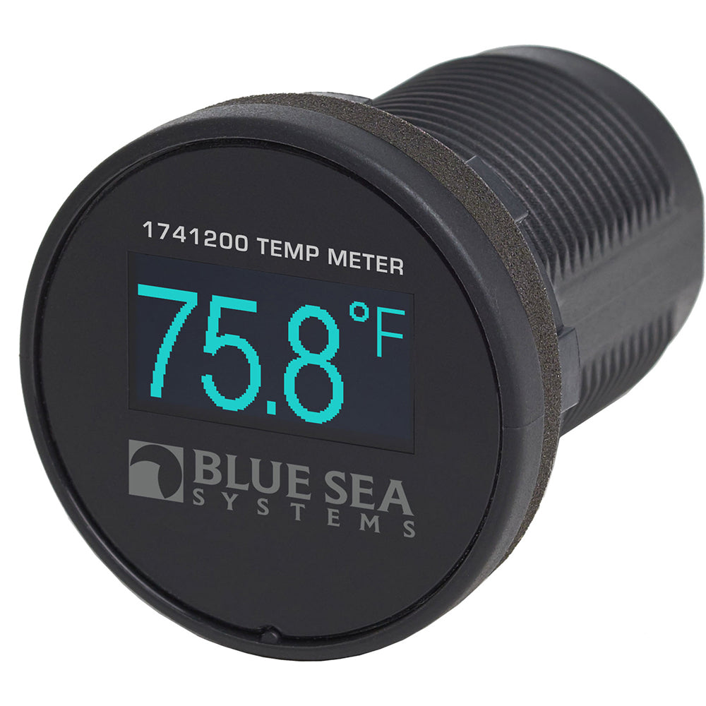 Blue Sea 1741200 Mini OLED Temperature Monitor  Blue