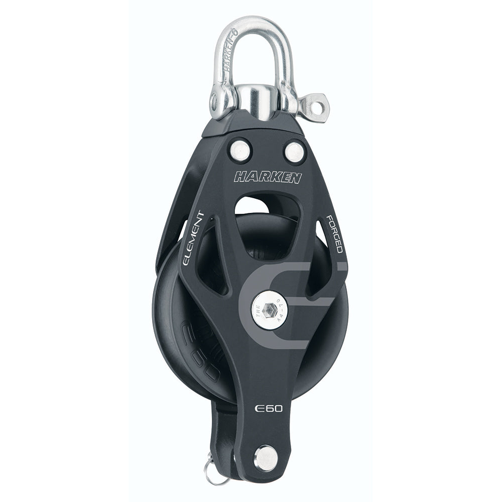 Harken 60mm Single Aluminum Element Block wSwivel  Becket