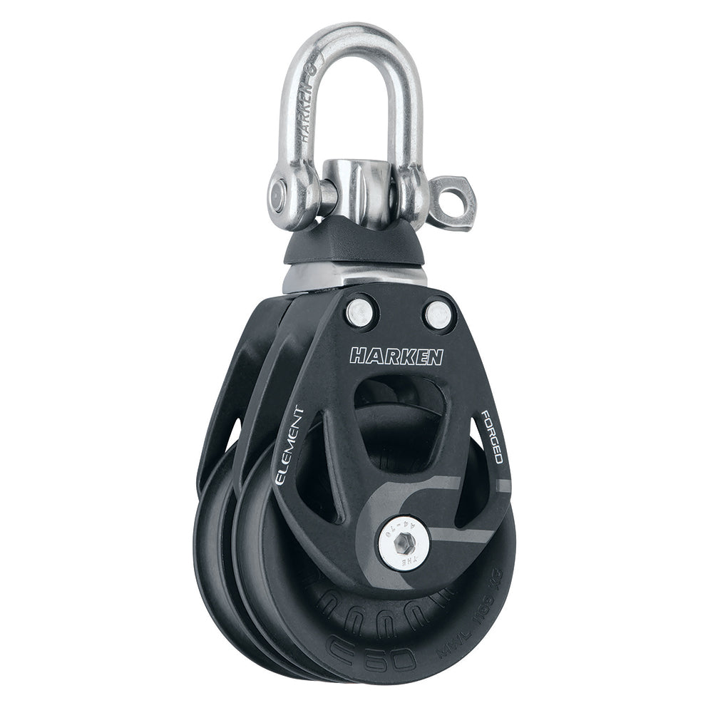 Harken 60mm Double Aluminum Element Block wSwivel