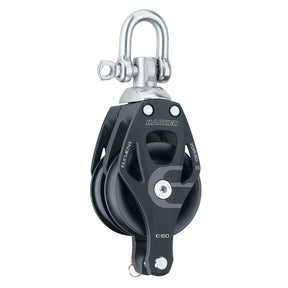 Harken 60mm Double Aluminum Element Block wSwivel  Becket