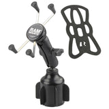 RAM Mount RAM XGrip Large Phone Mount wRAM Stubby Cup Holder Base