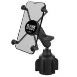 RAM Mount RAM XGrip Large Phone Mount wRAM Stubby Cup Holder Base