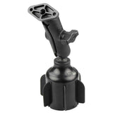 RAM Mount RAM Stubby Cup Holder Mount wDiamond Plate