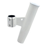 CE Smith Aluminum Vertical ClampOn Rod Holder 123 OD White Powdercoat wSleeve