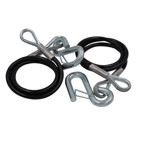 CE Smith Safety Cables  3500lb Capacity  PVC Coated  Pair