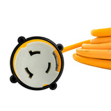 Camco 50 Amp Power Grip Marine Extension Cord  50 MLockingFLocking Adapter