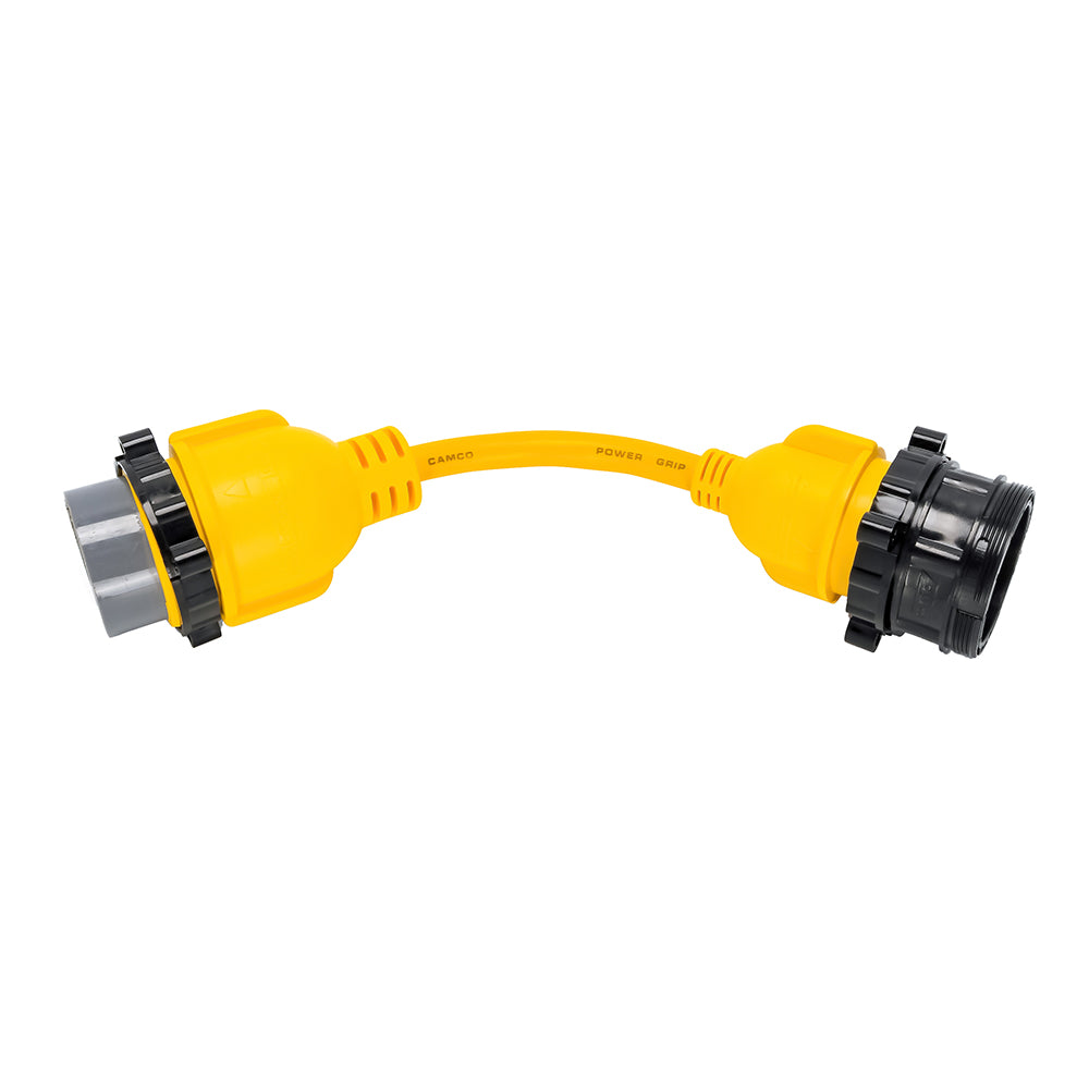 Camco 50AM30AF Power Grip Marine 12 Locking Adapter  MLockFLocking Adapter