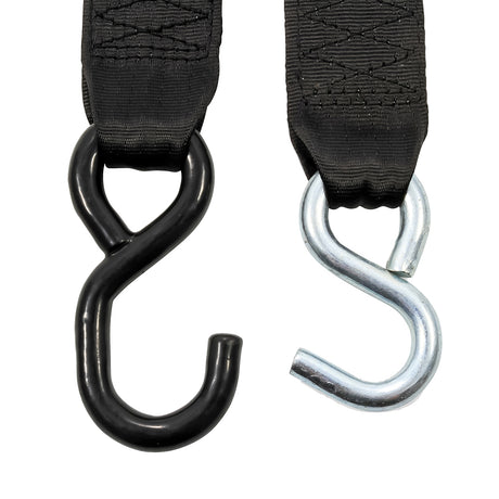 Camco Retractable Tie Down Straps  2 Width 6 Dual Hooks