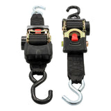 Camco Retractable Tie Down Straps  2 Width 6 Dual Hooks