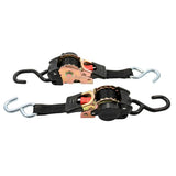 Camco Retractable TieDown Straps  1 Width 6 Dual Hooks