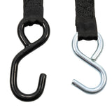Camco Retractable TieDown Straps  1 Width 6 Dual Hooks