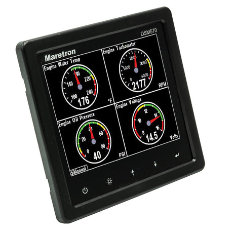 Maretron DSM570 57 High Resolution Color Display wBlack Enclosure