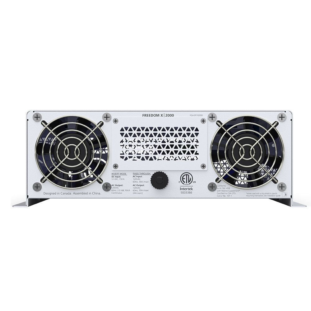 Xantrex Freedom X 2000 True Sine Wave Power Inverter  24VDC  120VAC  2000W