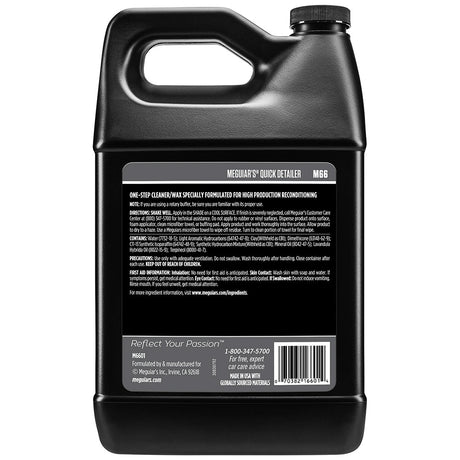 Meguiars Mirror Glaze Quick Detailer  1 Gallon