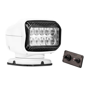 Golight Radioray GT Series Permanent Mount  White LED  Hard Wired Dash Mount Remote 20204GT