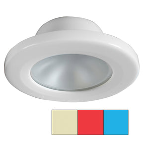 i2Systems Apeiron A3120 Screw Mount Light  Red Warm White  Blue  White Finish