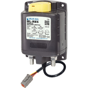 Blue Sea 7700100 ML Solenoid 12V 500A wManual Control  Deutsch Connector