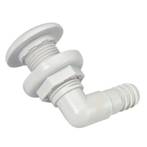 Johnson Pump ThruHull Connector  34  90  White