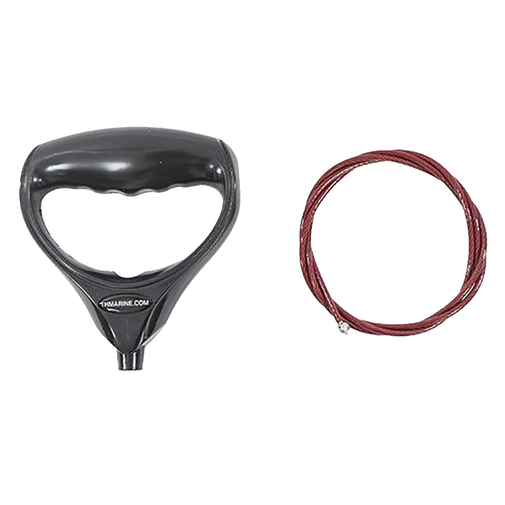 TH Marine GForce Trolling Motor Handle  Cable  Black