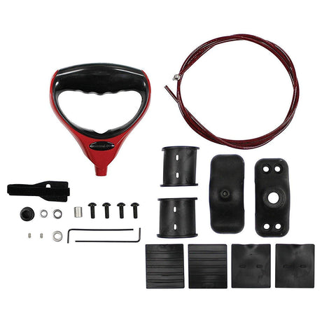 TH Marine GForce Trolling Motor Handle  Cable wTrolling Motor Clamp  Red