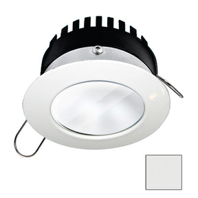 i2Systems Apeiron PRO A506  6W Spring Mount Light  Round  Cool White  White Finish