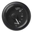 Veratron 52MM 2116 ViewLine Trim Indicator Gauge UpDown  Black Dial  Round Bezel