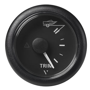 Veratron 52MM 2116 ViewLine Trim Indicator Gauge UpDown  Black Dial  Round Bezel