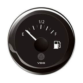 Veratron 52MM 2116 ViewLine Tank Level Gauge EF  3180 Ohm  Black Dial  Bezel