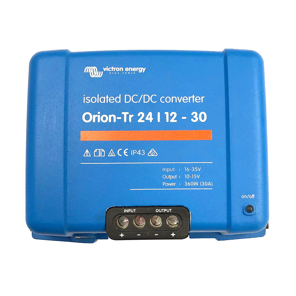 Victron OrionTR DCDC Converter  24 VDC to 12 VDC  30AMP Isolated