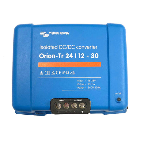 Victron OrionTR DCDC Converter  24 VDC to 12 VDC  30AMP Isolated