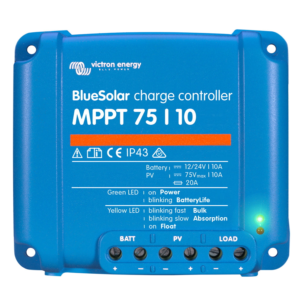 Victron BlueSolar MPPT Charge Controller  75V  10AMP  UL Approved