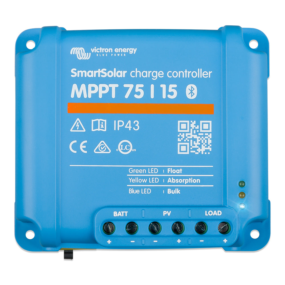 Victron SmartSolar MPPT Solar Charge Controller  75V  15Amp  UL Approved