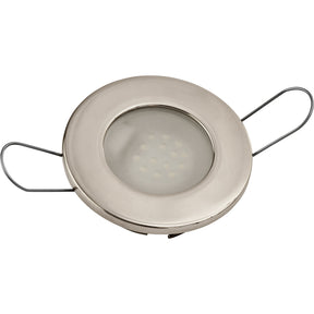 SeaDog LED Overhead Light  Brushed Finish  60 Lumens  Frosted Lens  Stamped 304 Stainless Steel