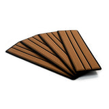 SeaDek Faux Teak 4Piece Step Kit  MochaBlack
