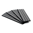 SeaDek Faux Teak 4Piece Step Kit  Storm GreyBlack