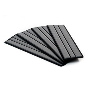 SeaDek Faux Teak 4Piece Step Kit  Storm GreyBlack