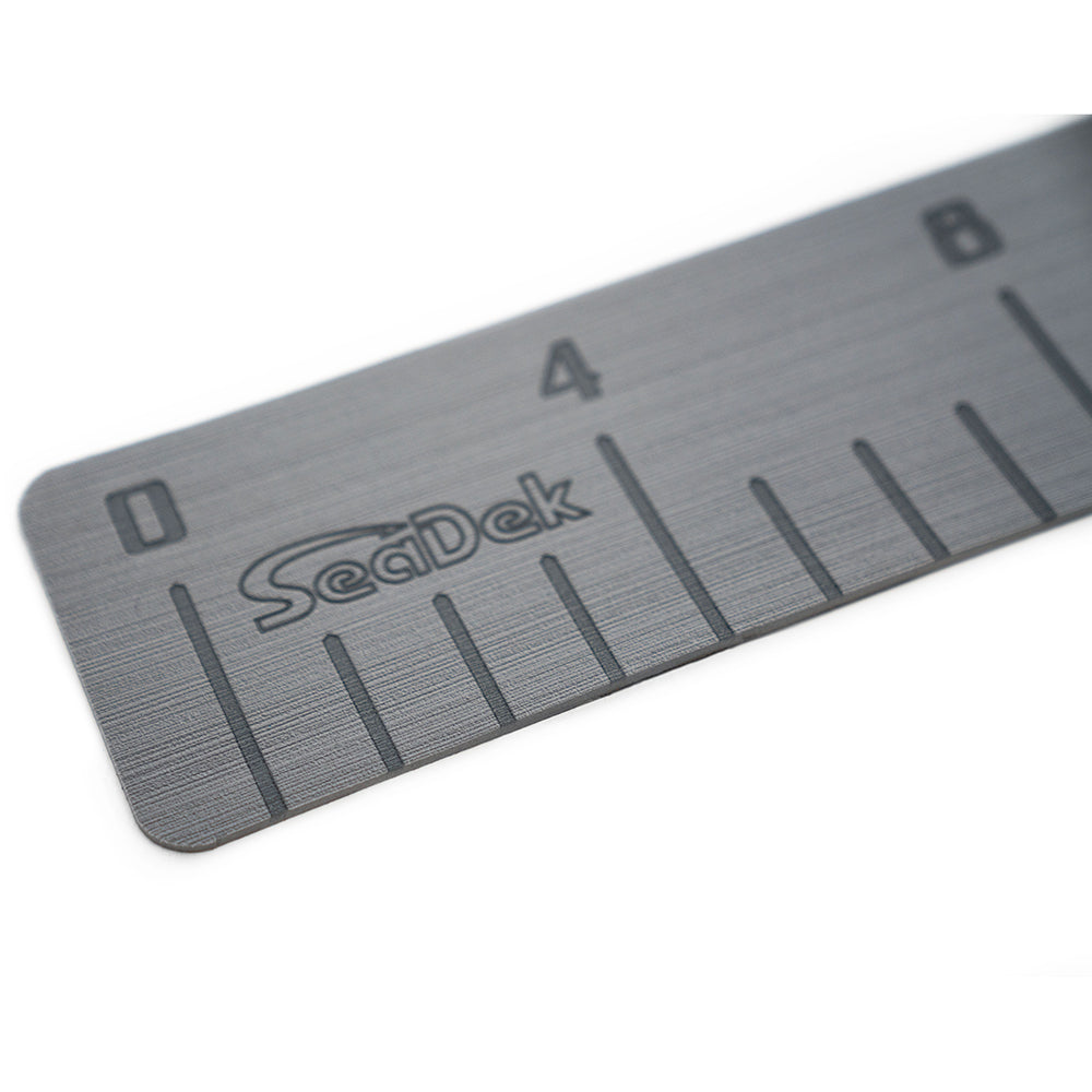 SeaDek 36 Fish Ruler  Storm Grey wSeaDek Logo