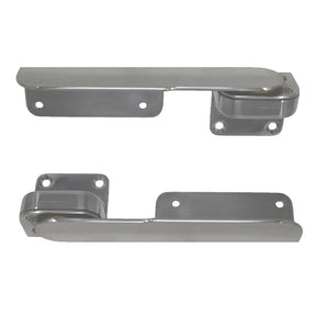 TACO Command Ratchet Hinges  938  Polished 316 Stainless Steel  Pair