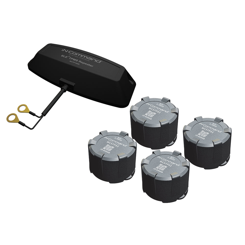 iNCommand Tire Pressure Monitoring System  4 Sensor  Repeater Package