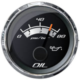 Faria Platinum 2 Oil Pressure Gauge  80 PSI