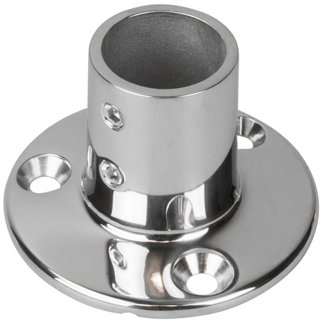SeaDog Rail Base Fitting 234 Round Base 90 316 Stainless Steel  1 OD