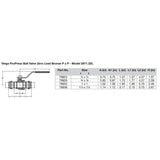 Viega ProPress 34 Zero Lead Bronze Ball Valve wStainless Stem  Double Press Connection  Smart Connect Technology