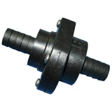 TH Marine Double Barb Inline Scupper Check Valve  34  Black