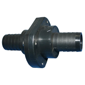 TH Marine Double Barb Inline Scupper Check Valve  118  Black