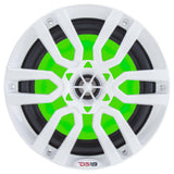 DS18 HYDRO 65 2Way Marine Speakers wRGB LED Lights 300W  White