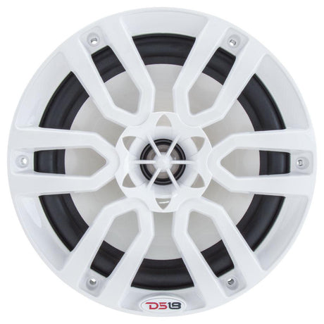 DS18 HYDRO 8 2Way Marine Speakers wRGB LED Lights 375W  White